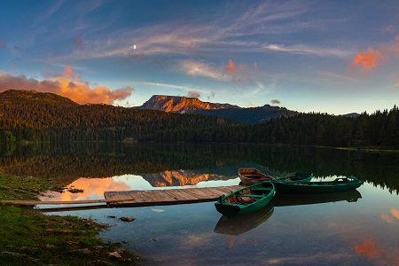 biograd lake national park montenegro