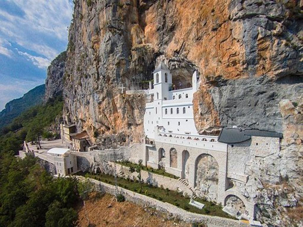 ostrog monastery from podgorica